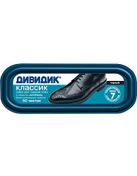"ДИВИДИК" -  губка для взуття "Класик" (чорна) 