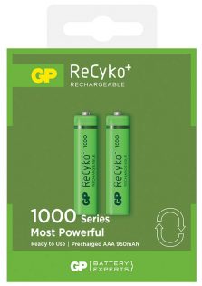 Акумулятор GP NіMH 1,2V 100AAAHCE-2GBE2 ReCyko New desing