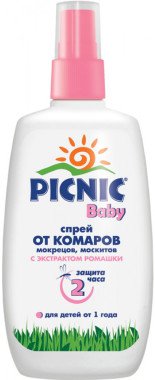 Piknik Baby-спрей від комарів(120мл)