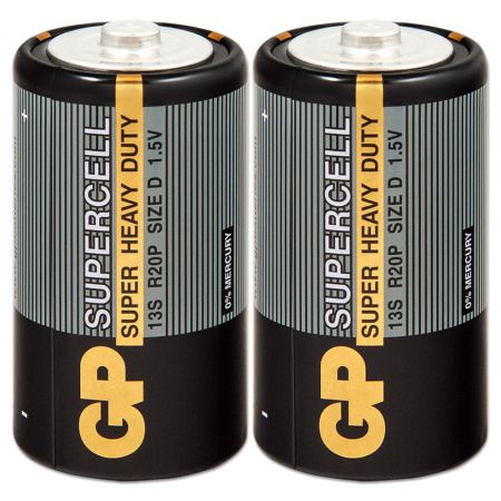 bat GP Supercell 1.5V сольова 13S-S2 R20 (20/200)