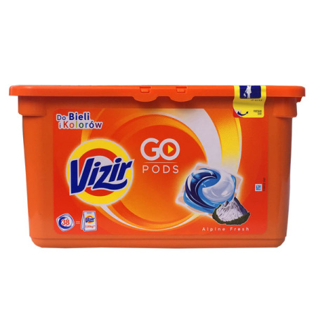 Капсули для прання  VIZIR Fresh 38шт