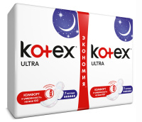 Прокладки Kotex Ultra night (6кр) 14шт.