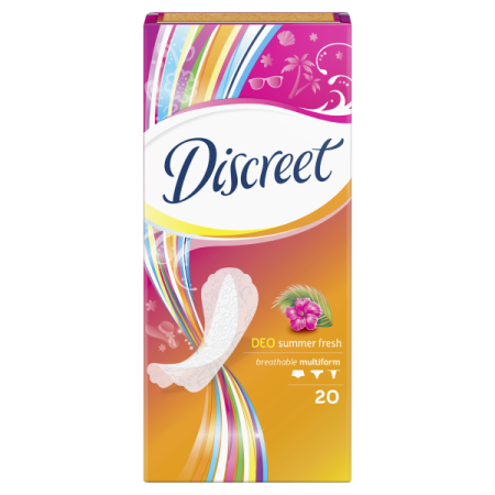 DISCREET Щоденні гіг. прокл. Deo Summer Fresh Multiform 20шт