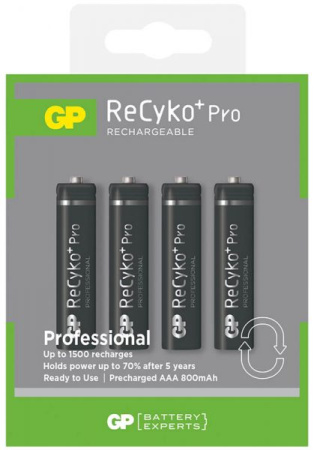 Акумулятор GP NiMH 1.2V ReCyko +Pro 85AAAHCBE-U4 (Professional)