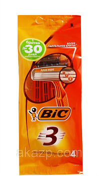 BIC 3 sensetive ст.одноразовий 4шт (укр)