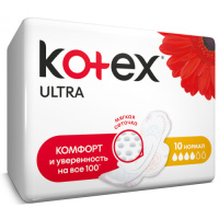 Прокладки Kotex Ultra dry normal (4кр) 10шт.