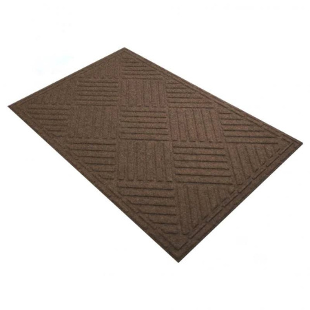 Килимок побутовий текстильний К-504-1 (коричневий)