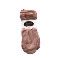 Шкарпетки жіночі капронові шоколад (1шт = 10пар)