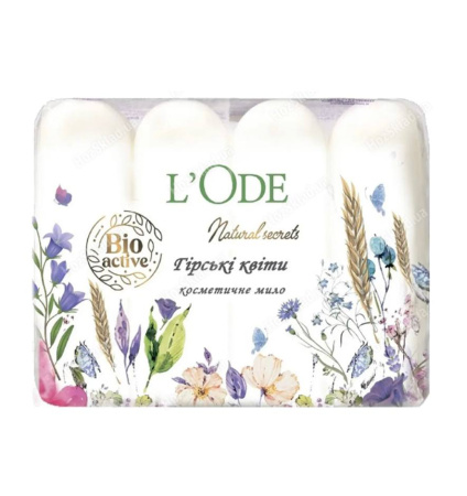 @Мило "L'Ode" 4*60гр (екопак) Гірські квіти