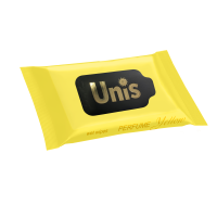 Вологі серветки ТМ UNIS антибактеріальні Perfume Yellow 15 шт. / 36 шт.