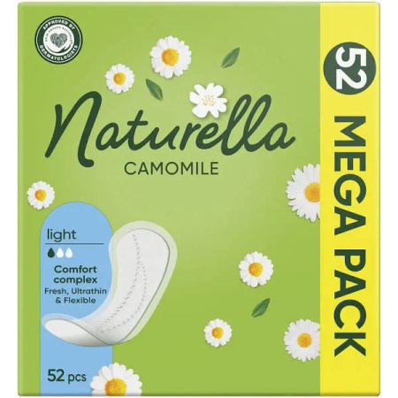 Щоденні прокладки "Naturella" Light Ромашка (Camomile) 52шт.