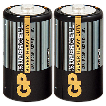 bat GP Supercell 1.5V сольова 13S-S2 R20 (20/200)