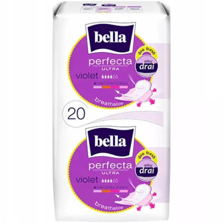 Прокладки Bella Perfecta Ultra Violet (4крапельки) 10+10шт.