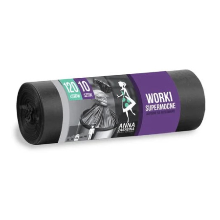 ANNA ZARADNA Мішки для сміття 120л 10шт/суперміцні (30)@