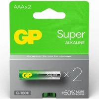 Батарейка GP SUPER ALKALINE, 24A-U2, LR03, AAA