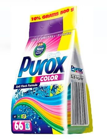 PUROX COLOR порошок д/прання 5,5 кг п/е