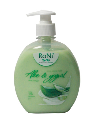 Крем-мило ТМ RoNi Aloe&Yogurt 450г (дозатор)/10,шт