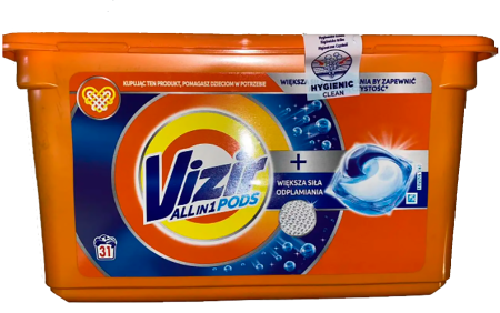 Капсули для прання  VIZIR Color 31шт (банка)