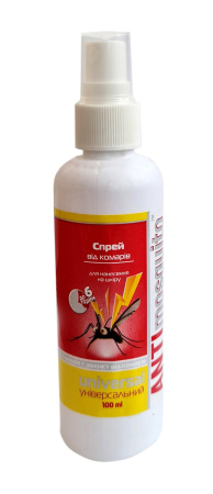 AntiMosquito спрей від комарів 100мл universal (захист до 6год)