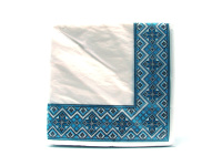 "Silken"  Decor серветка Вишиванка (синя) 2шар. 50шт.