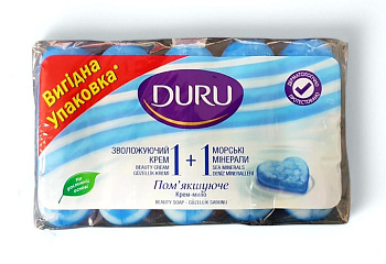 Мило Дуру 1+1 4+1 АКЦІЯ *80г Морські мінерали