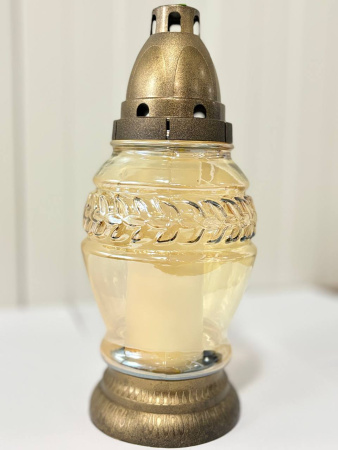 045 Лампадка велика перл.куля коса Z273(9)