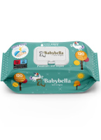 Вологі серветки Baby Bella Fresh 120шт