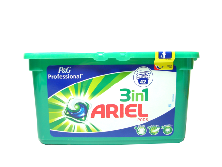 Капсули для прання  ARIEL 3в1 Color 42шт (банка)