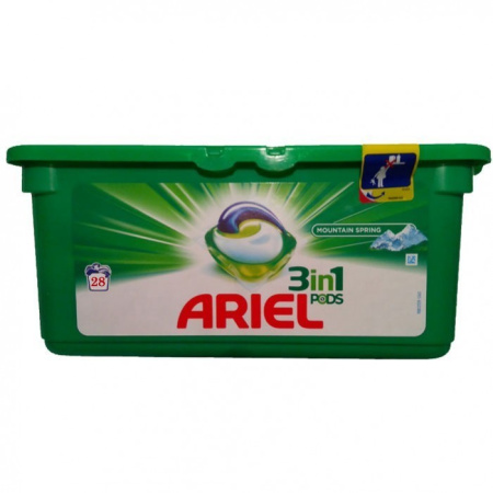 Капсули для прання  ARIEL 3в1 Mountain spring 26шт