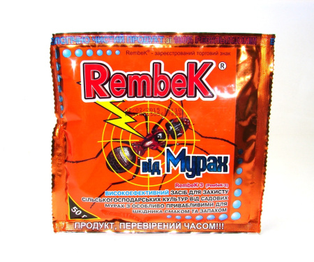 Rembek 50г порошок від садових мурах (100)