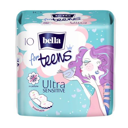 Прокладки Bella for Teens Ultra Sensitive extra soft 10шт.