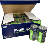 bat Rablex LR20/D 2шт  SHRINK (20/120)
