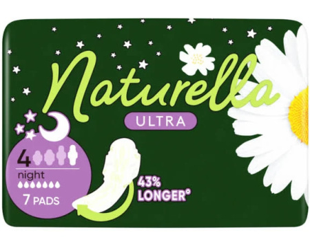 NATURELLA Ultra Жіночі гіг. прокл. Camomile night 7шт 