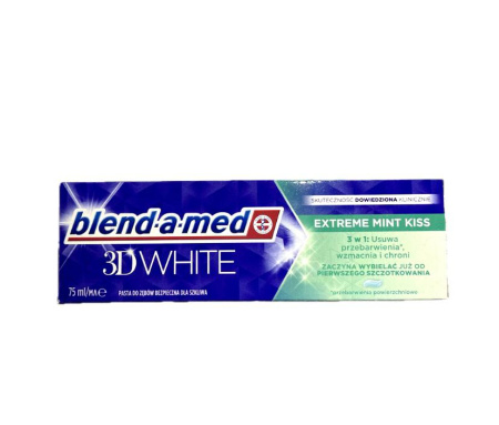 Зубна паста "blend-a-med" 3DWhite Екстремальний М'ятний Поцілунок 75мл