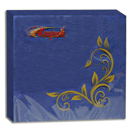 Серветка паперова 33*33 синя 2-х шарова  (20 шт.)(4820077390240)