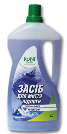 Рідина для миття підлоги універсальна ТМ RoNi з аром."гірська свіжість" 1000г/12, шт