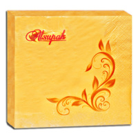 Серветка паперова 33*33 жовта 2-х шарова (20шт.) (4820077390233)