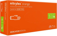 Рукавиця   медична "NITRYLEX" S (100/1000) ORANGE