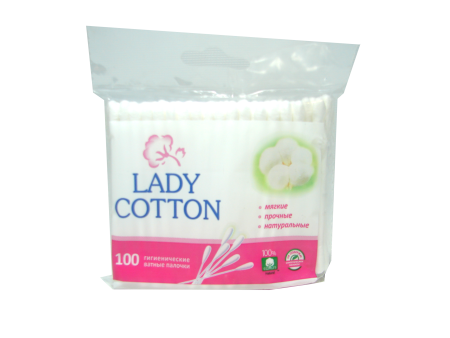 Вухочистка Lady Cotton 100шт п/е упаковка