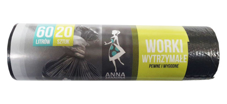 ANNA ZARADNA Мішки для сміття 60л 20шт(90)