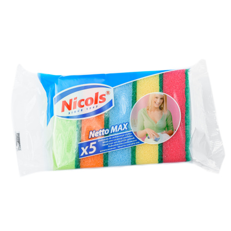 Губка кухонна "Netto Max" (1шт.=5мочалок)(30)@