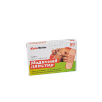 Пластир "proPlaster" першої допомоги 1шт= 50 пластирів (200)