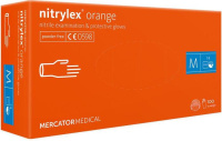 Рукавиця   медична "NITRYLEX" M (100/1000) ORANGE