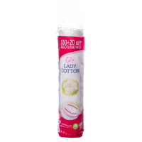 А!Lady Cotton Диски ватні косметичнi 100+20 шт.з ПДВ 41103231 023 ОПТ