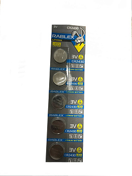 bat Rablex Lithium 3V CR2430 бл.5шт (100)
