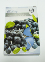 Свічки таблетки аромат  Чорниця/Blueberry d3.9cm*1.6cm 4год (1шт=6свічок)
