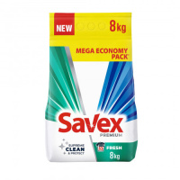 ПП SAVEX автомат 8 кг зелений Fresh 2в1
