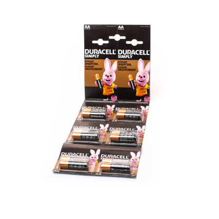 bat Duracell original LR06 бл.12шт(2*6) вертикальний(12/120)