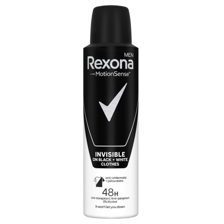 А/т чол REXONA Невидима на ч/б 150 мл.
