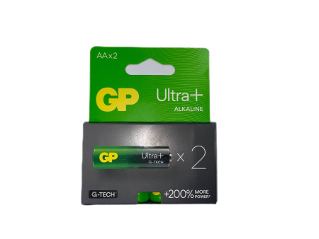 Батарейка GP ULTRA + ALKALINE 1.5V 15AUP-U2 лужна, LR6, AA